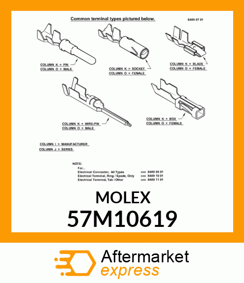 MOLEX 57M10619