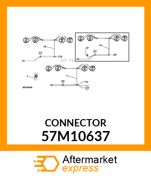 DELPHI LMPSKT 3W FEM SLD NAT PLSTC 57M10637