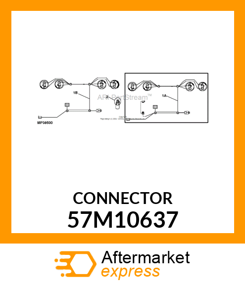 DELPHI LMPSKT 3W FEM SLD NAT PLSTC 57M10637