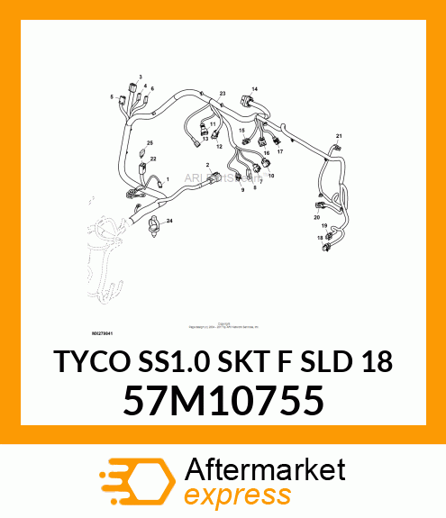 TYCO SS1.0 SKT F SLD 18 57M10755