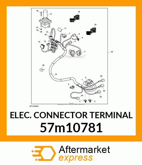 ELEC. CONNECTOR TERMINAL 57m10781