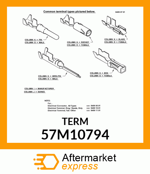 DELPHI GT150 PIN M SLD 22 57M10794