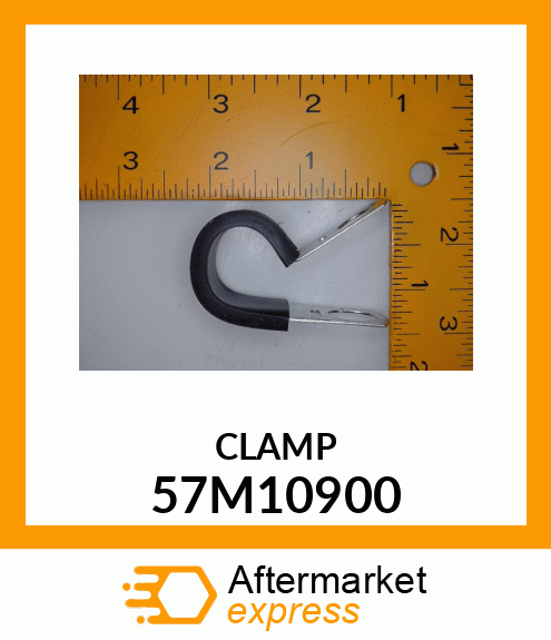 CLAMP FST 0.032 DRKORANGE STEEL 57M10900