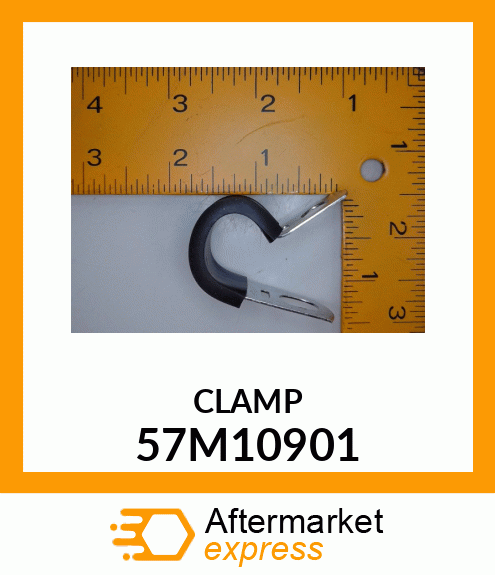 CLAMP FST 0.032 DRKORANGE STEEL 57M10901