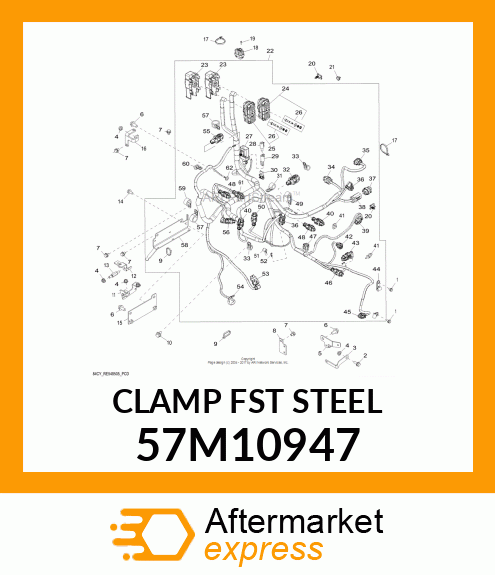 CLAMP FST STEEL 57M10947