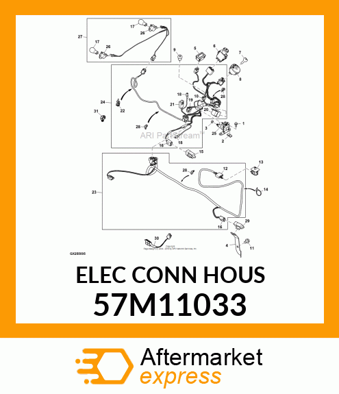 CONN MOLEX MLX 1W M NAT NYLON 57M11033