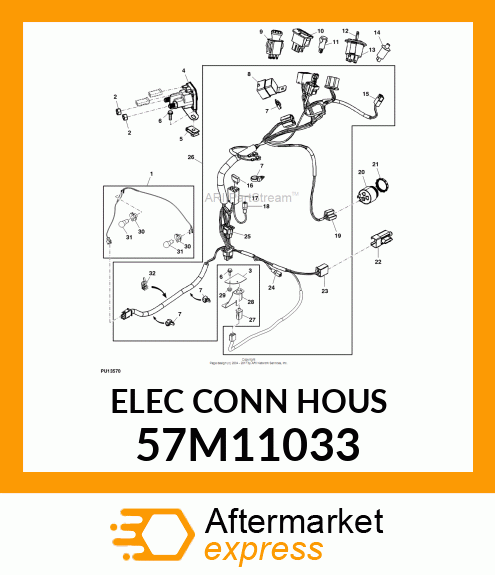 CONN MOLEX MLX 1W M NAT NYLON 57M11033