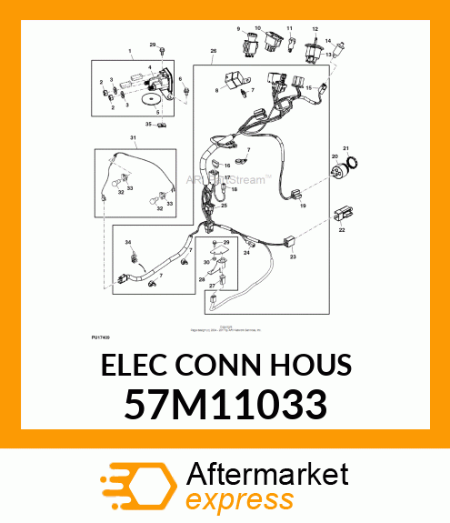 CONN MOLEX MLX 1W M NAT NYLON 57M11033