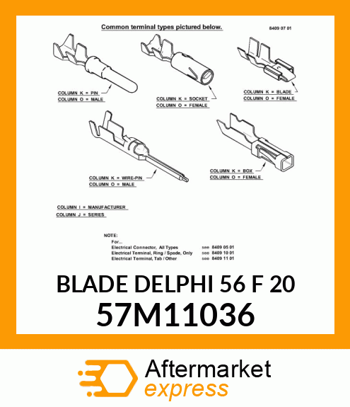 BLADE DELPHI 56 F 20 57M11036