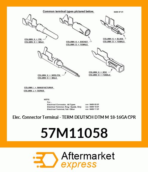 TERM DEUTSCH DTM M 18 57M11058