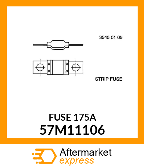 FUSE COOPER BUSSMANN 175A 57M11106