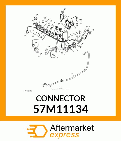 CONN TYCO AMPSEAL 2W CAN TERMINATOR 57M11134