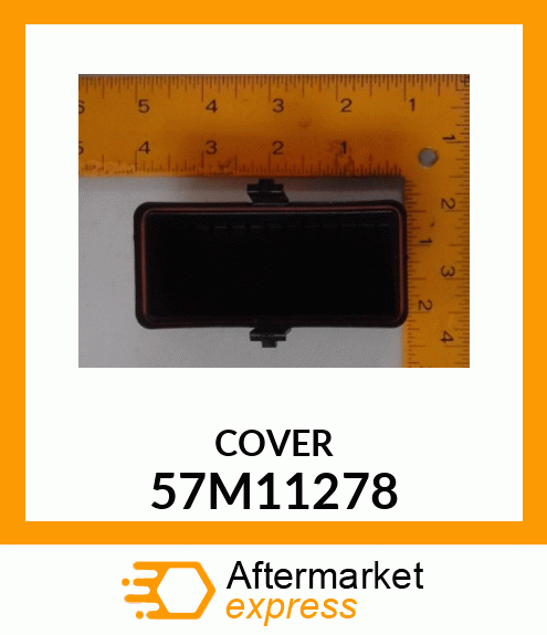 ACCY TYCO COVER WITH SEAL BLK PLSTC 57M11278