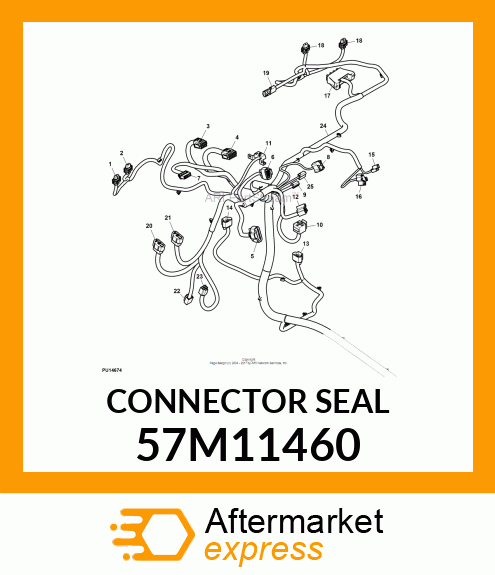 SEAL FURUKAWA QLW DUMMY YLW PLSTC 57M11460