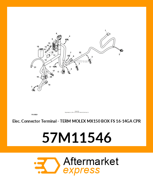 TERM MOLEX MX150 BOX FS 16 57M11546