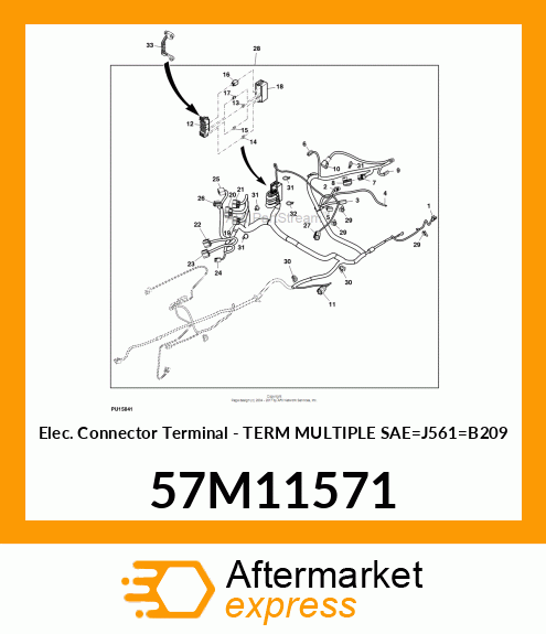 TERM MULTIPLE SAE_J561_B209 57M11571