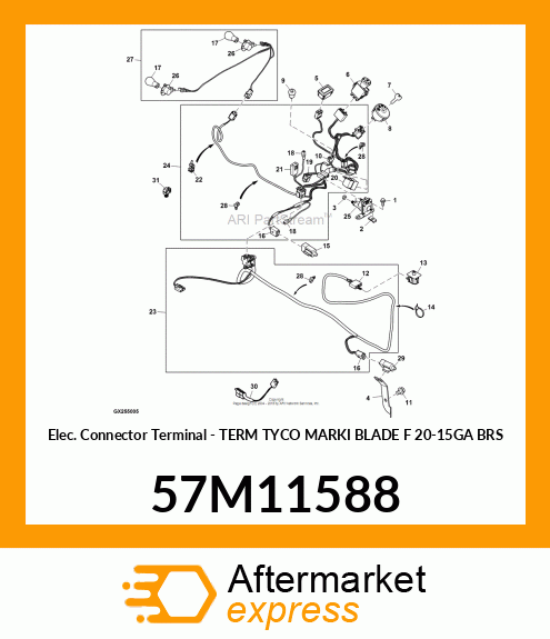 TERM TYCO MARKI BLADE F 20 57M11588