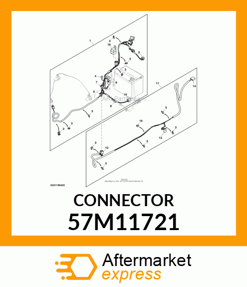 CONN TYCO MNLOK 6W MS BLK NYLON 57M11721