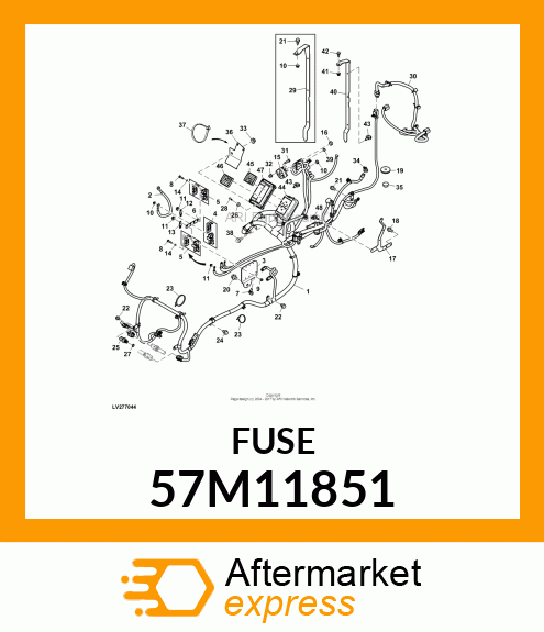 ACCY COOPER AMI FUSE 80A PLSTC 57M11851