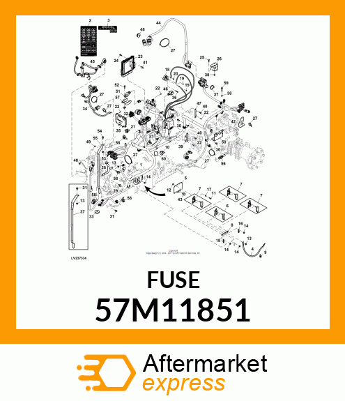 ACCY COOPER AMI FUSE 80A PLSTC 57M11851