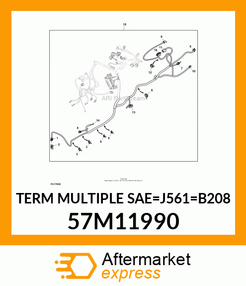 TERM MULTIPLE SAE_J561_B208 57M11990