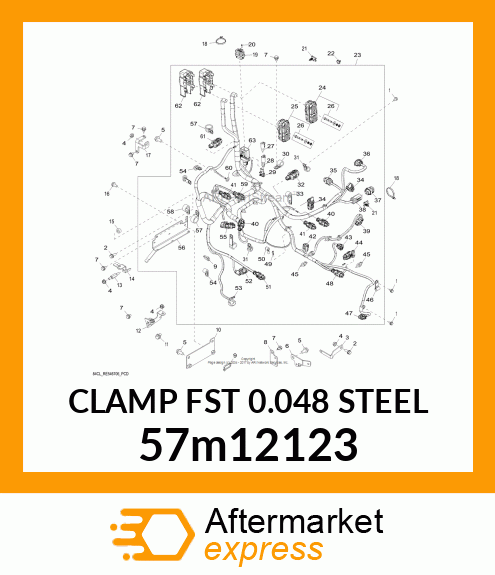 CLAMP FST 0.048 STEEL 57m12123