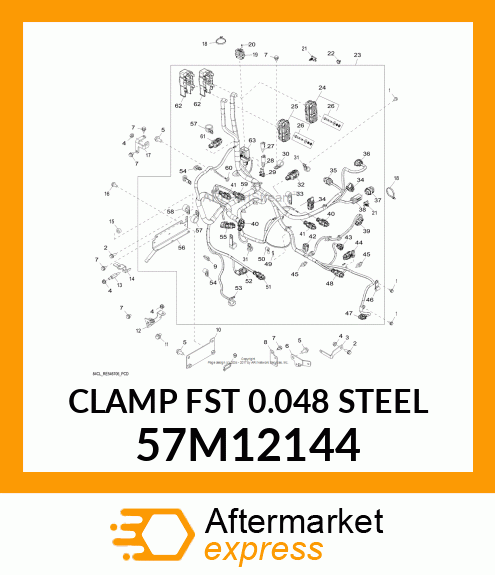 CLAMP FST 0.048 STEEL 57M12144