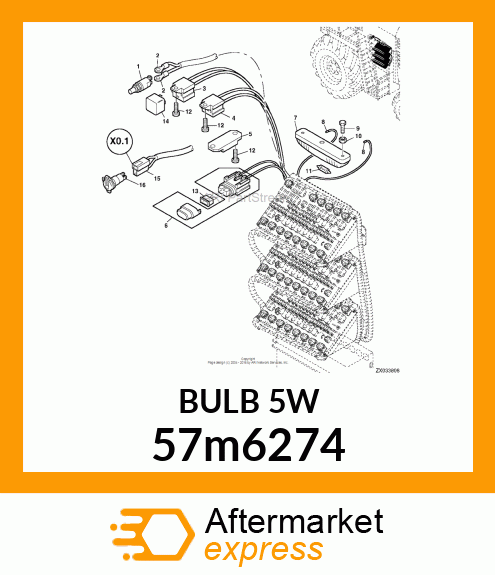 LAMP, FESTOON, ECE CAT. C5W 57m6274