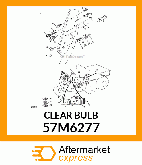 BULB, LIGHT 57M6277