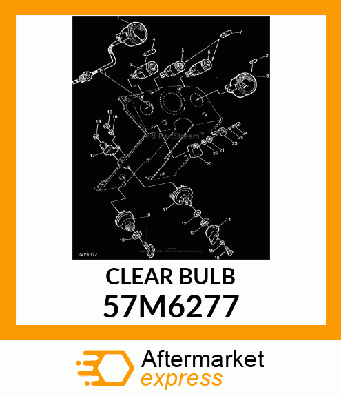 BULB, LIGHT 57M6277