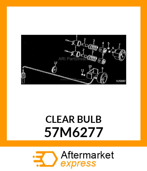 BULB, LIGHT 57M6277