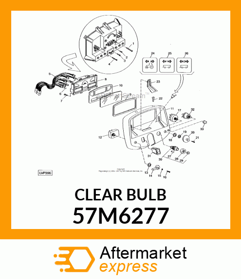 BULB, LIGHT 57M6277