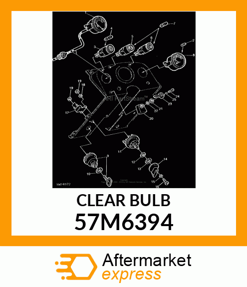 BULB, LIGHT 57M6394