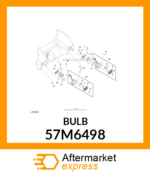 BULB, LIGHT 57M6498