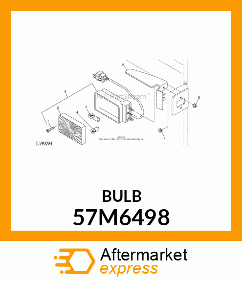 BULB, LIGHT 57M6498