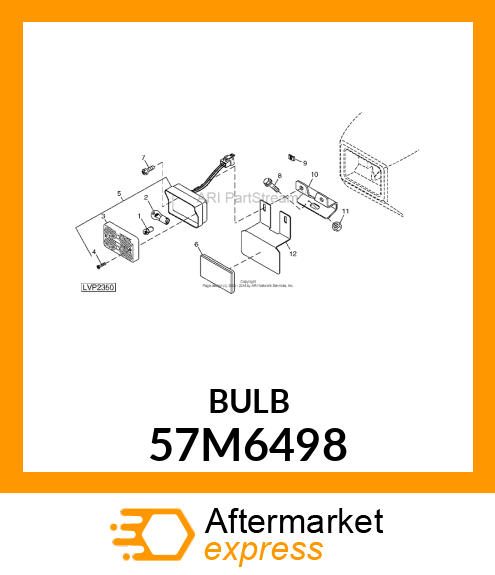 BULB, LIGHT 57M6498