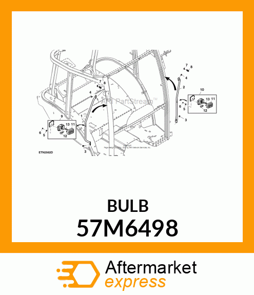 BULB, LIGHT 57M6498