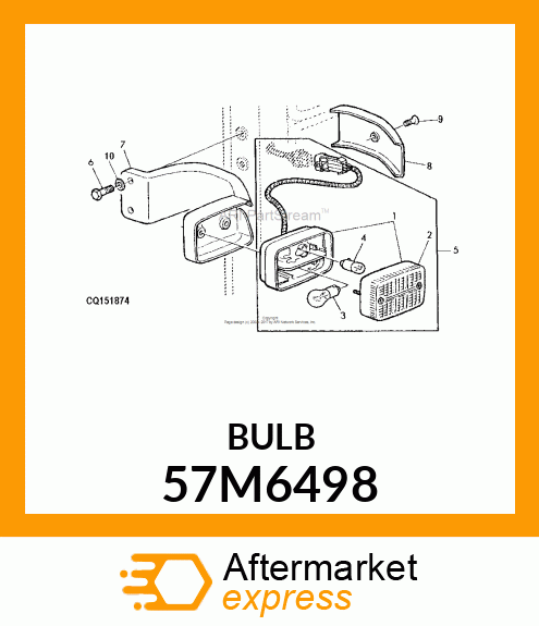 BULB, LIGHT 57M6498