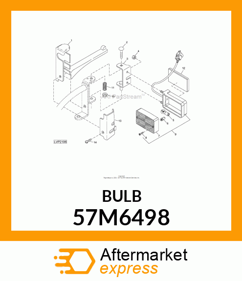 BULB, LIGHT 57M6498