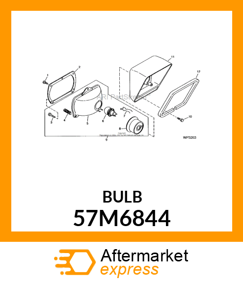 MINIATURE REF 7951 AUTO BILUX LAMP 57M6844