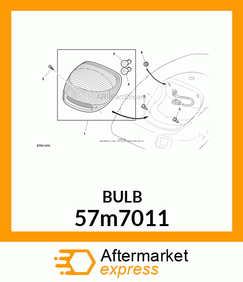 BULB, 7528 57m7011