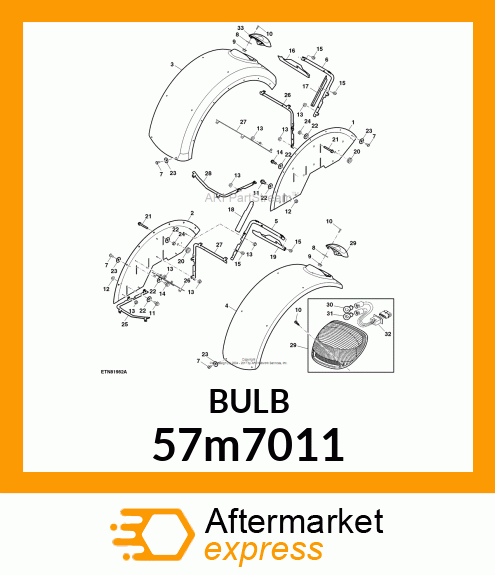 BULB, 7528 57m7011