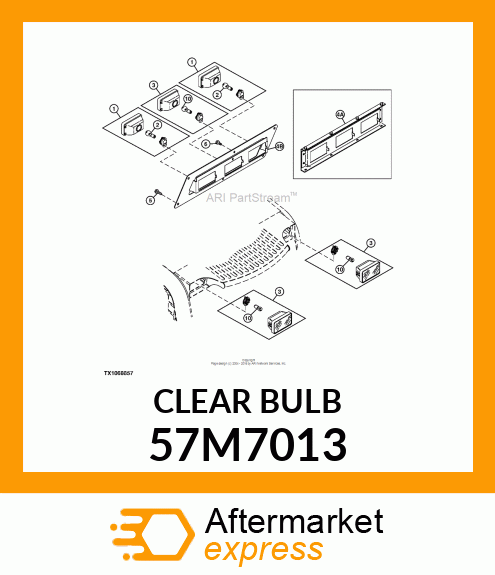 MIN BULB,R19/10,G,12V10W,DIN72601T4 57M7013