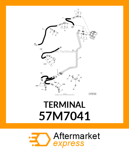 AMP FEMALE TERMINAL NOMSZ 6.3 57M7041