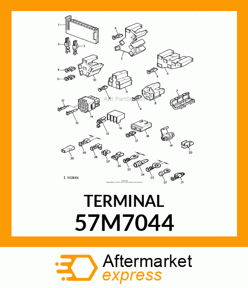 AMP TERMINAL NOMSZ 6.3 57M7044