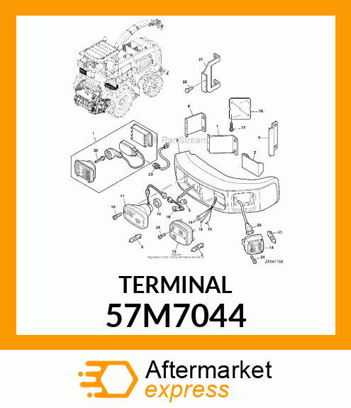 AMP TERMINAL NOMSZ 6.3 57M7044