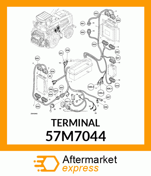 AMP TERMINAL NOMSZ 6.3 57M7044