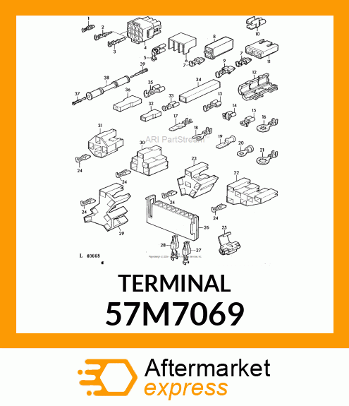 AMP FEMALE TERMINAL NOMSZ 2.5 57M7069