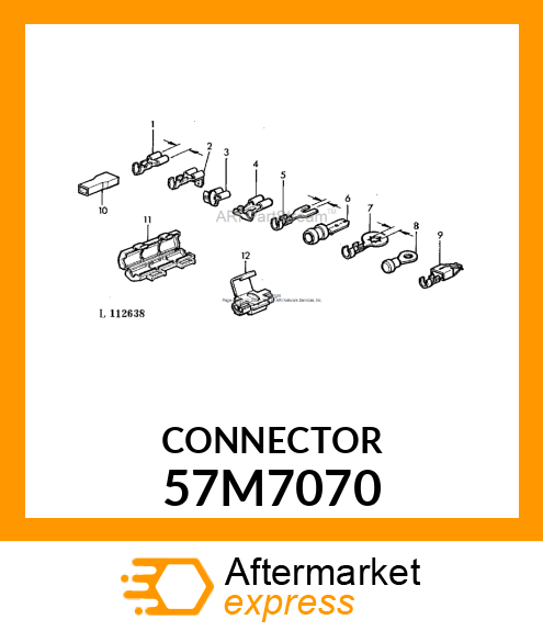 TERMINAL TYPE C NOMSZ 6.3 57M7070