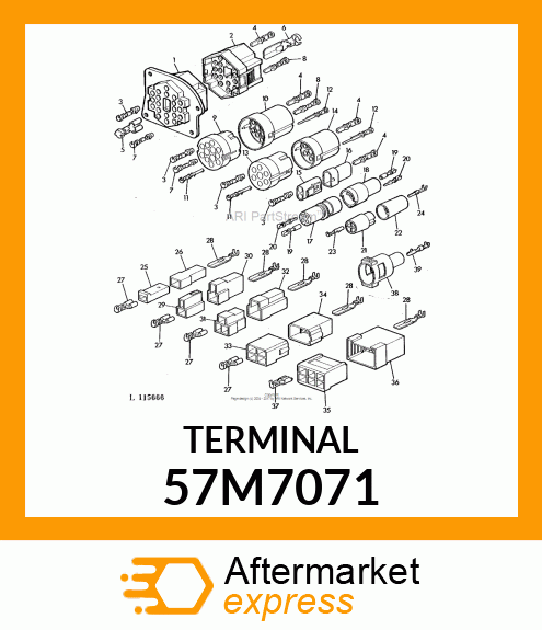 TERMINAL TYPE A NOMSZ 9.5 57M7071